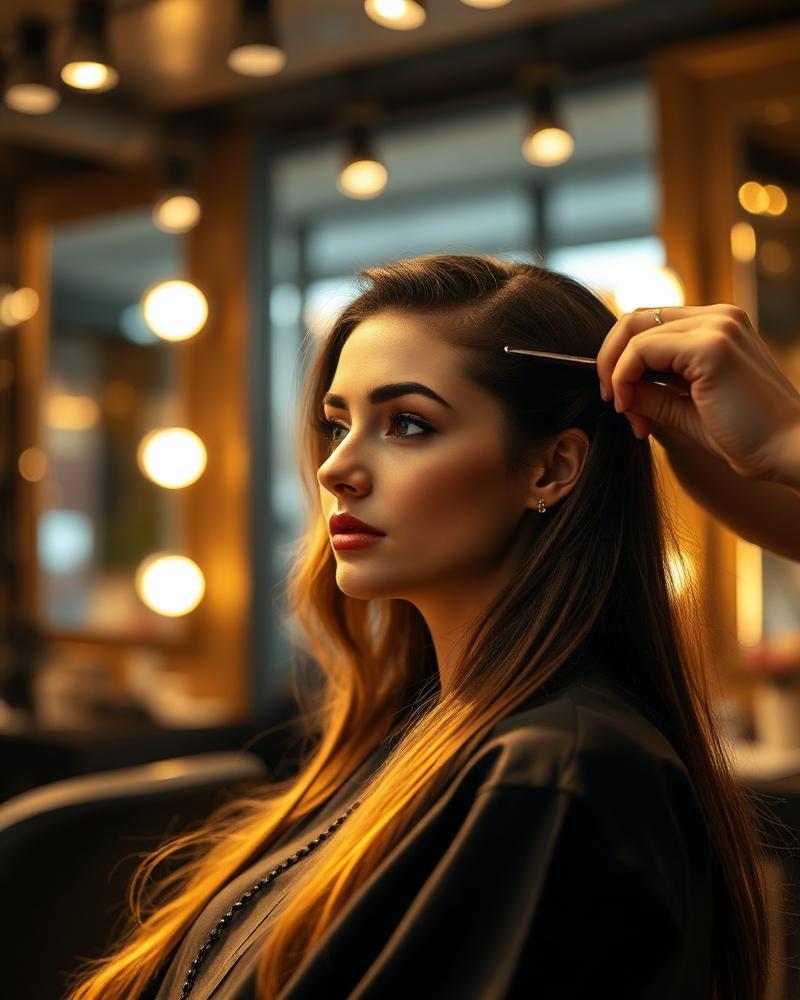 Corte e escova feminina